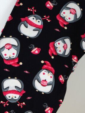 New Mix Penguin Animal Leggings TC Plus Size 14-22 Buttery Soft Hot Cocoa Scarf